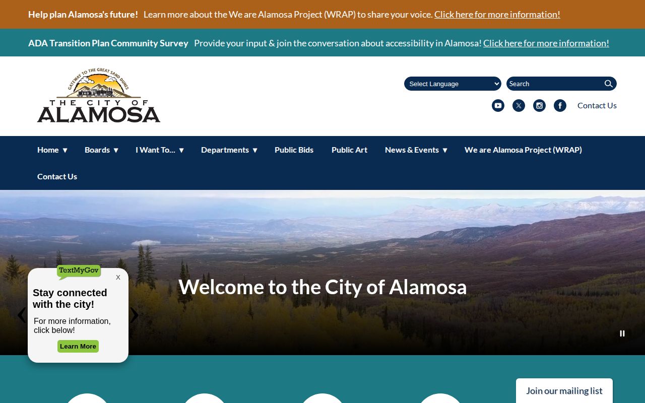 Alamosa Police Department official arrest records source